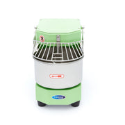Pétrin à spirale vert Maxima, machine à pâte de 8 L, capable de pétrir jusqu'à 4,5 kg de pâte.
