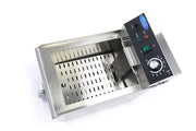 Friteuse - 10 L - 1 panier - avec robinet de vidange