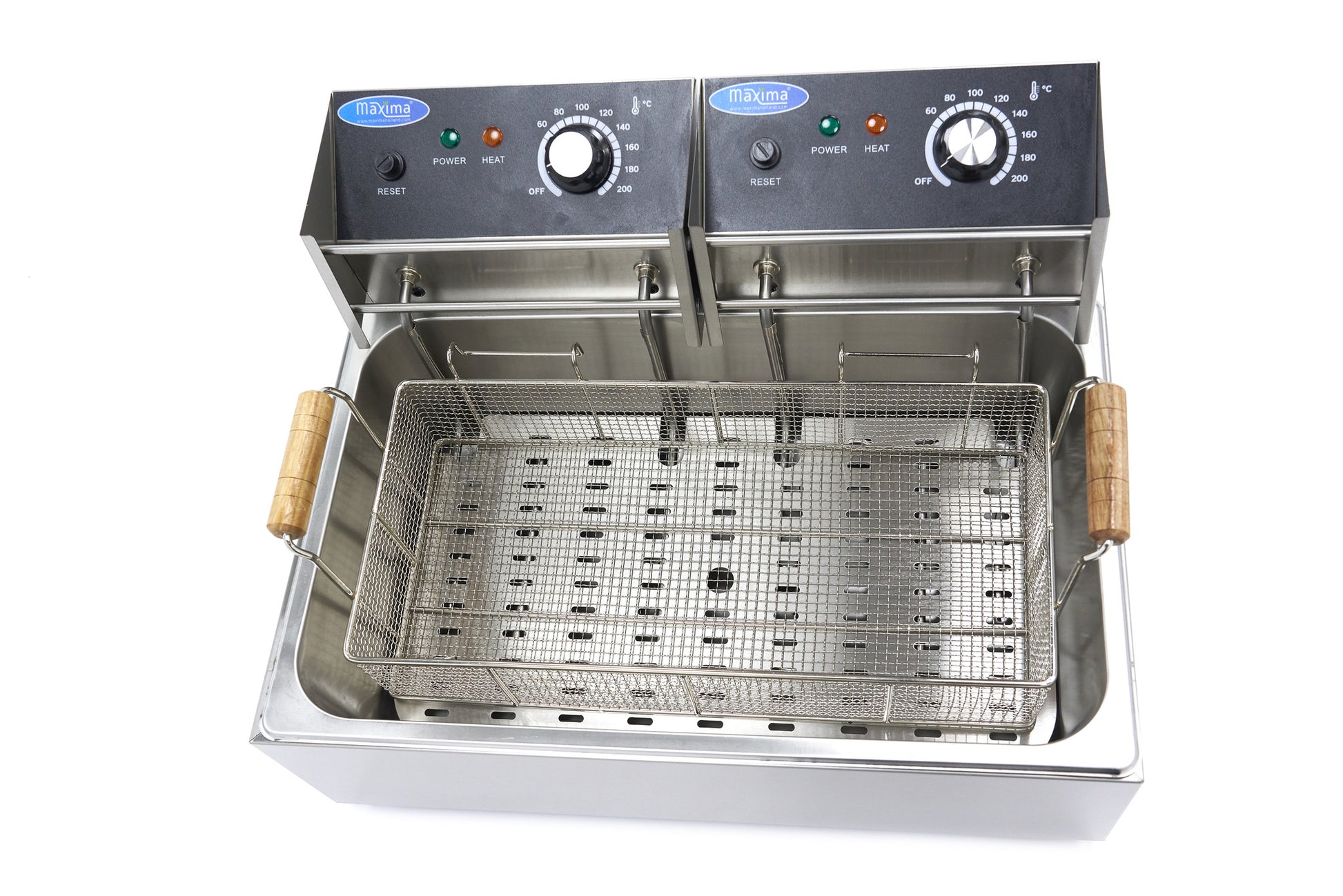 Friteuse - 15 L - 1 panier - jusqu'à 3 kg de frites