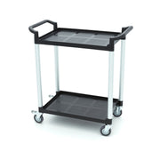 Utility cart - 2 plastic shelves - 86.5 x 42.5 cm