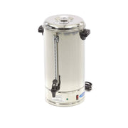 Percolateur à café MAXIMA de 15 L, filtre amovible, capable de préparer environ 120 tasses de café.