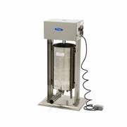 Pouissor à saucisses automatique MAXIMA, capacité 15 L, vertical avec 4 tubes de remplissage pour préparer des saucisses.