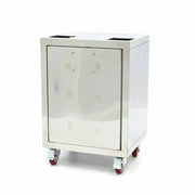 Chariot pour presse-agrumes orange - compact - avec seau à déchets - sur roues