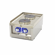 Commercial Quality Cooker - 2 Burner - Single Unit - 60 cm Deep - Electric
