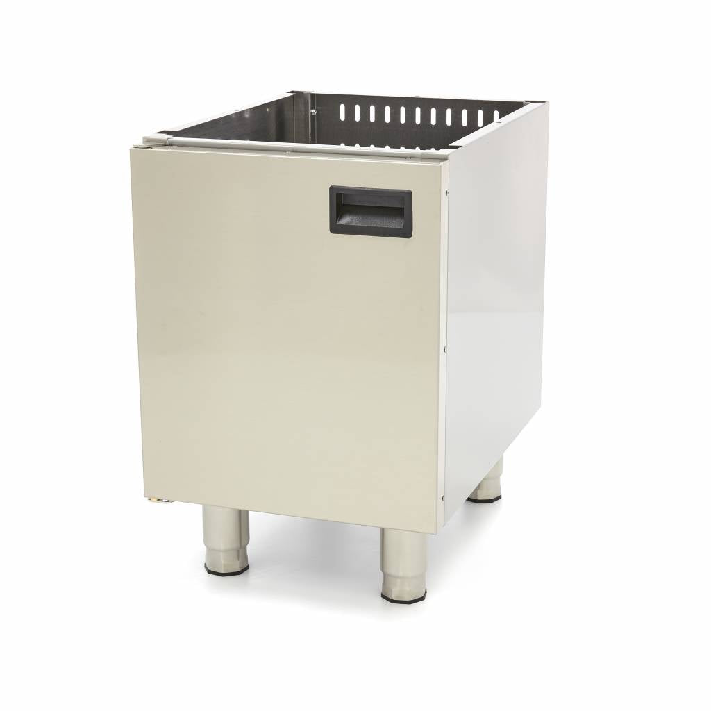 Support de cuisine Maxima, ligne de cuisson 600, unité simple, profondeur 60 cm avec porte incluse, pour usage commercial.