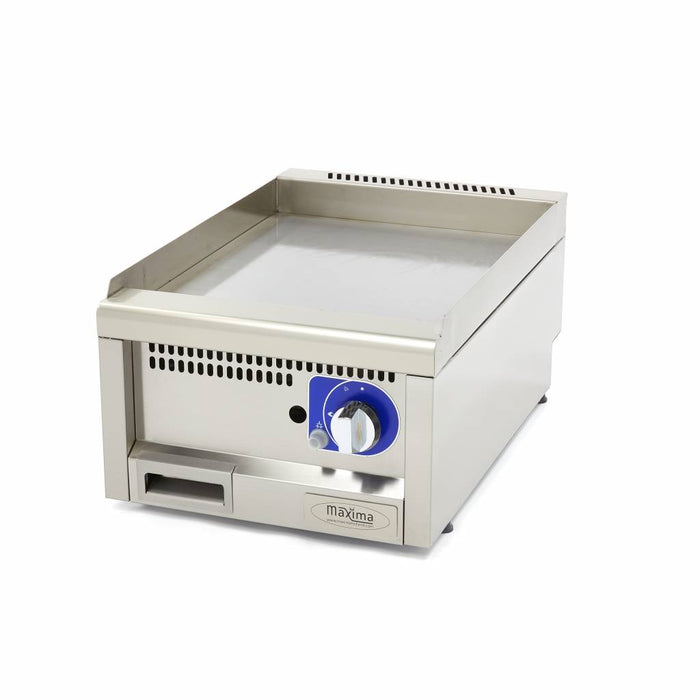 Gril commercial à gaz Maxima Ligne de cuisson 600, surface lisse, unité simple, profondeur 60 cm, pour cuisson professionnelle.