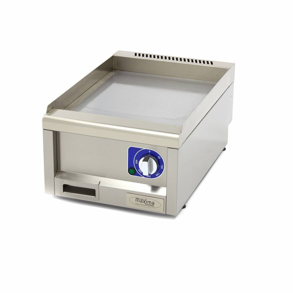 Commercial grill - smooth - single unit - 60 cm depth - electric