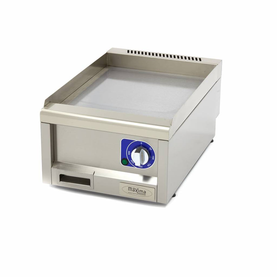 Gril électrique commercial Maxima Ligne de cuisson 600, surface lisse, unité simple, profondeur 60 cm, pour cuisine professionnelle