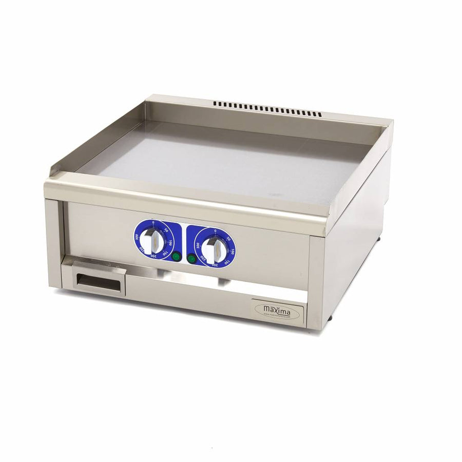Gril électrique commercial Maxima, ligne de cuisson 600, unité double, surface lisse, profondeur 60 cm, pour cuisine professionnelle
