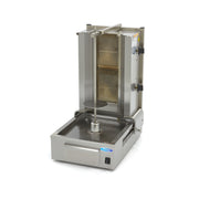 Kebab grill - 2 burners - 20 kg meat capacity - gas