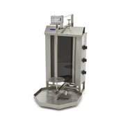 Kebab grill - 3 burners - 30 kg meat capacity - electric
