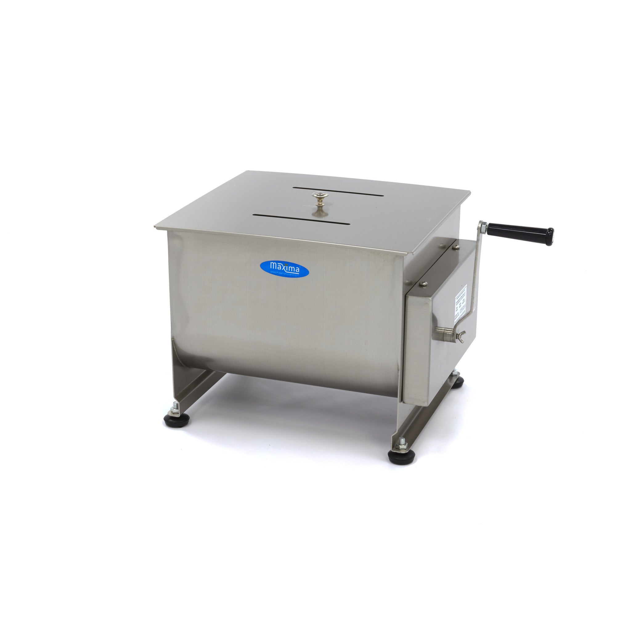 Mélangeur á viande - 30 L - 25 kg viande - axle double - manuel