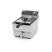 Deep fryer - 13 L - 1 basket - with drain tap