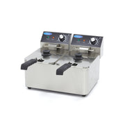 Friteuse - 2 x 4 L - 2 paniers - jusqu'à 1,5 kg de frites