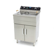 Deep fryer - 30 L - 1 basket - with drain tap and stand