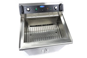 Friteuse - 35 L - 1 panier - avec robinet de vidange - 400V