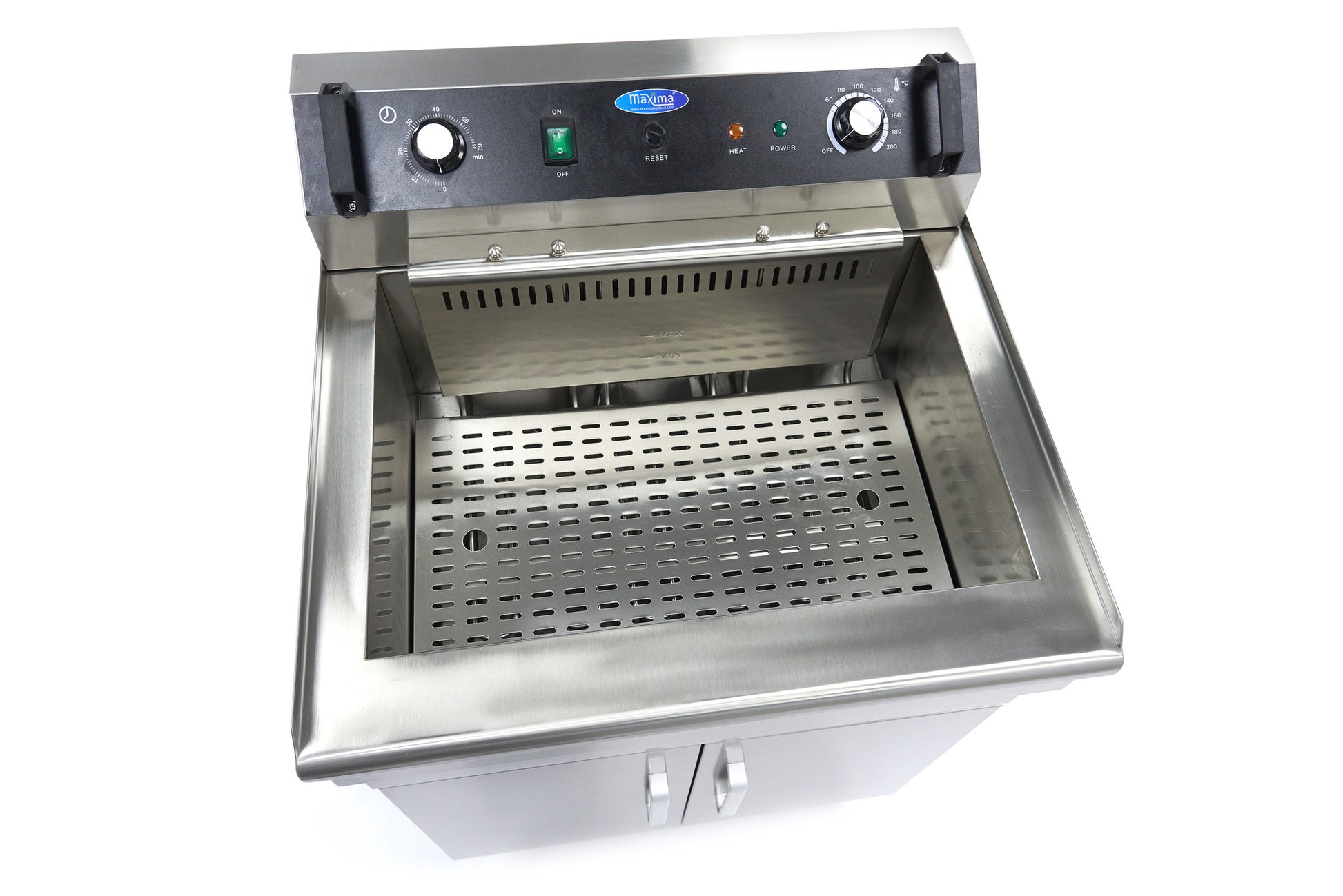 Friteuse - 35 L - 1 panier - avec robinet de vidange - 400V