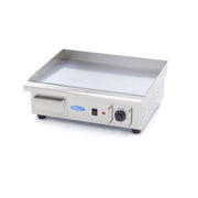 Plaque de gril - chrome lisse - 55 cm - incl plateau d'égouttement