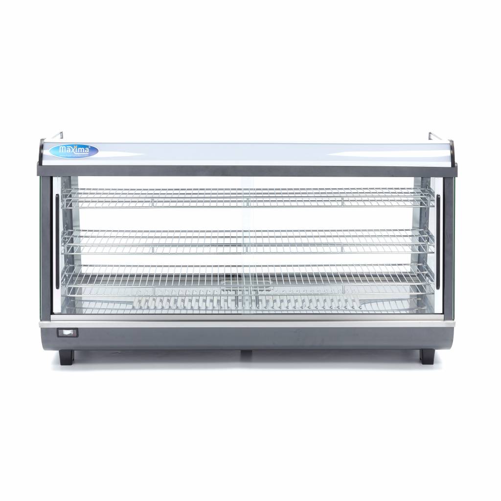 Vitrine chaude - 186 L - 121,5 cm - 3 étagères