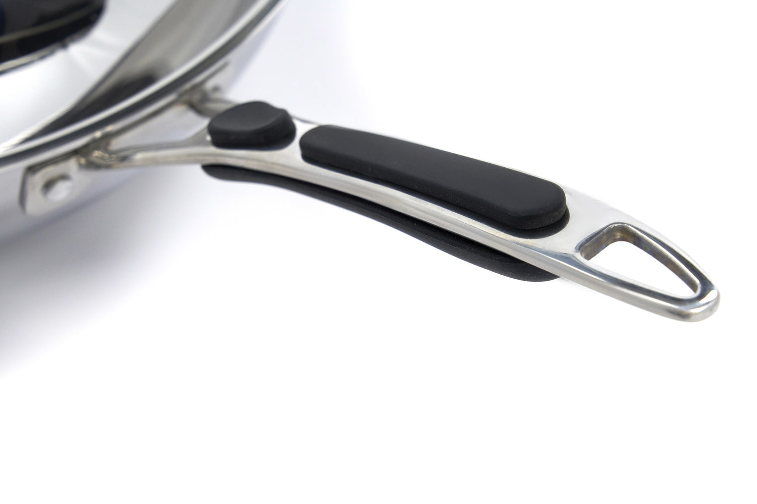 Poêle à wok - Ø36 cm - acier inoxydable - induction