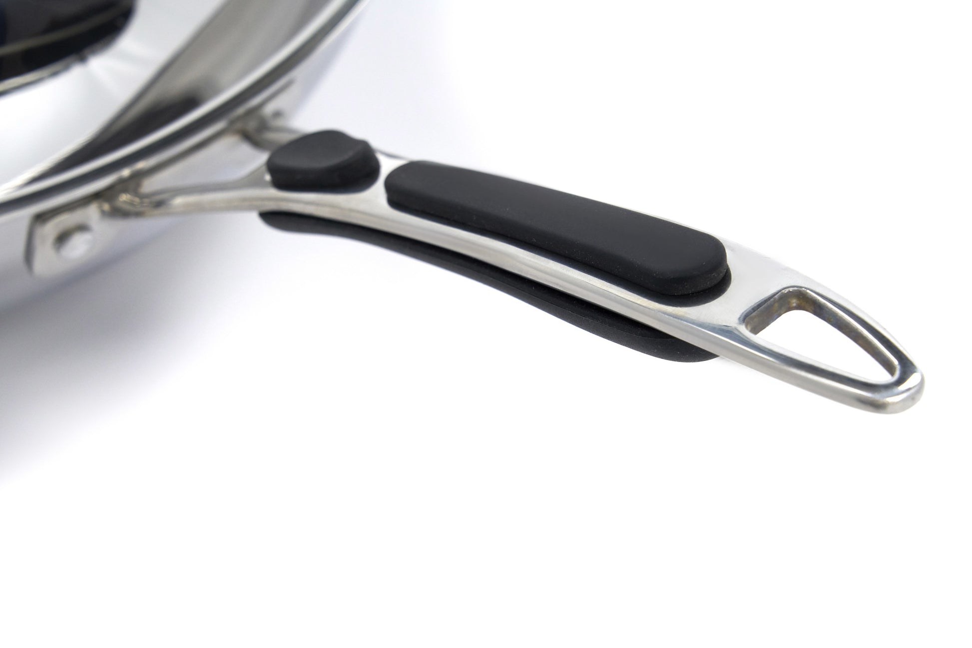 Poêle à wok - Ø36 cm - acier inoxydable - induction