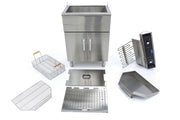 Friteuse - 30 L - 1 panier - avec robinet de vidange et support