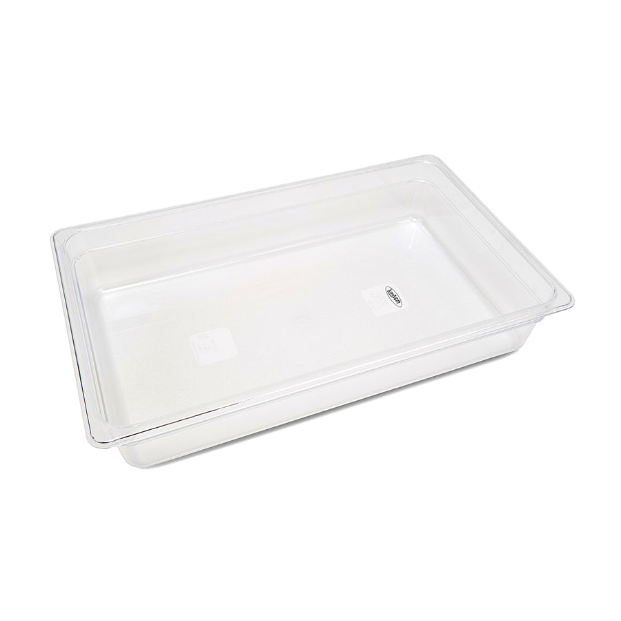 Récipient gastronorm 1/1 GN en polycarbonate avec une profondeur de 10 cm, par Maxima, pour la cuisine professionnelle.