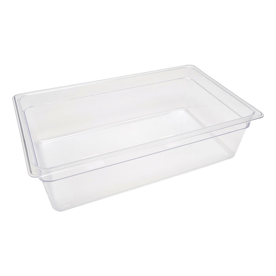 Bac gastronorme Maxima 1/1 GN en polycarbonate, profondeur 15 cm, pour la cuisine professionnelle.