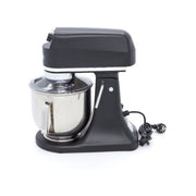 Mixer planétaire - 7 L - jusqu'à 2 kg de pâte - noir mat