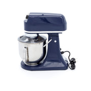 Mixer planétaire - 7 L - jusqu'à 2 kg de pâte - bleu acier