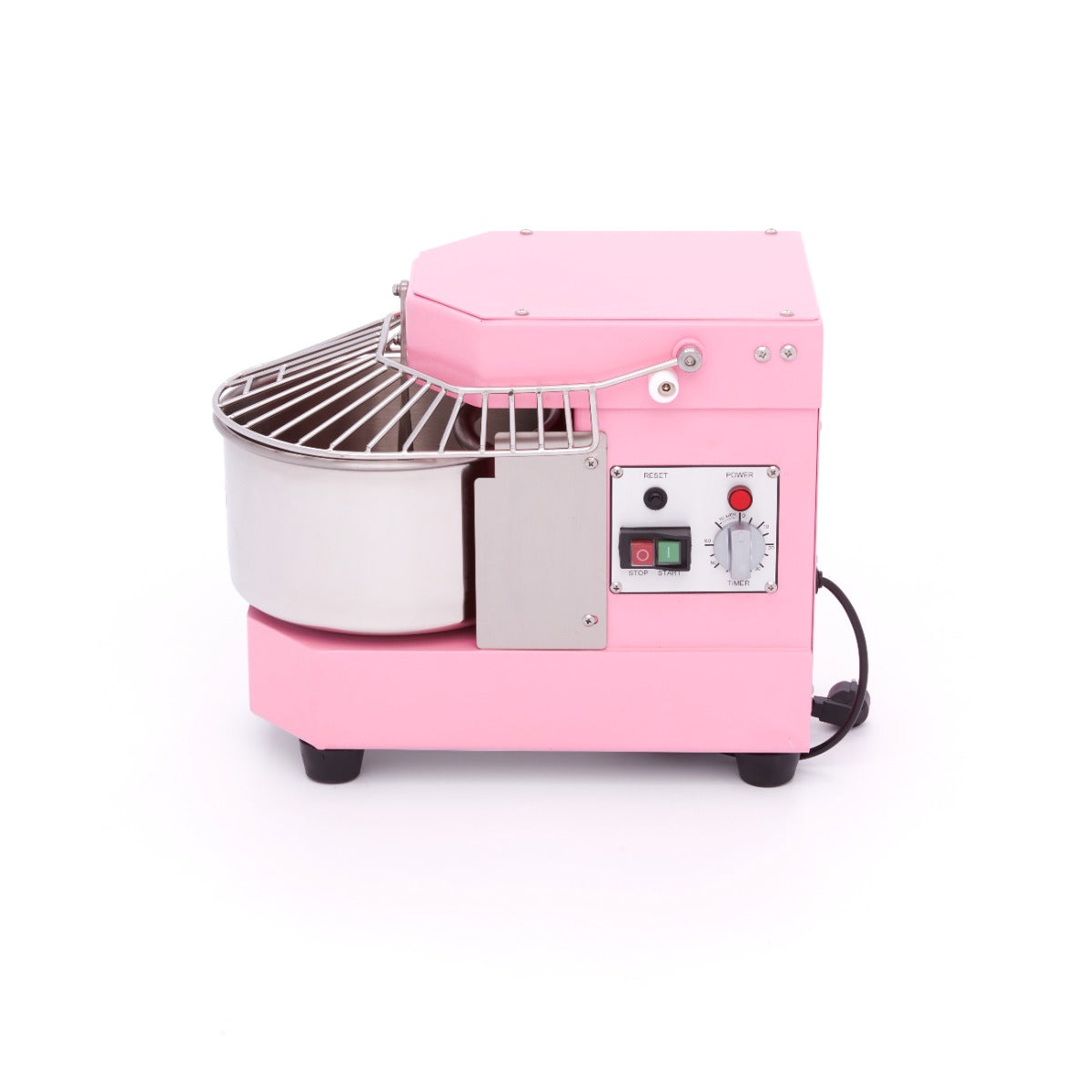 Pétrin à spirale Maxima de 8 L en rose, machine à pâte pour mélanger 4,5 kg de pâte, avec bol en acier inoxydable