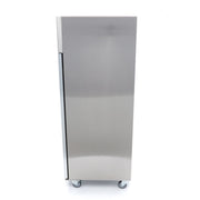 Réfrigérateur Maxima 2 portes en acier inoxydable avec porte en verre, 1200 L, 6 étagères réglables, modèle SP-019-09400011