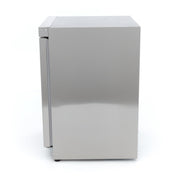 Réfrigérateur - 200 L - 3 étagères réglables - acier inoxydable