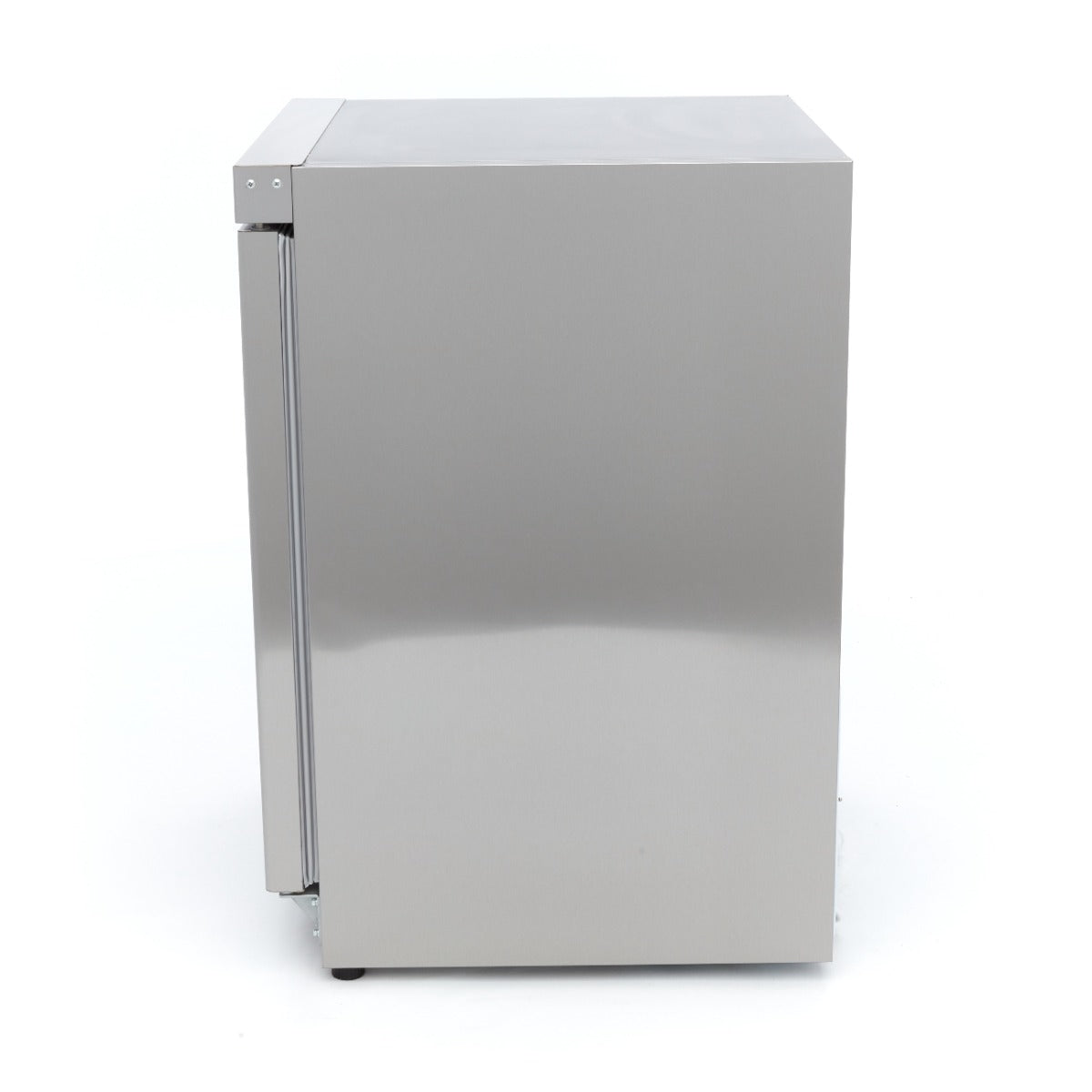 Réfrigérateur - 200 L - 3 étagères réglables - acier inoxydable
