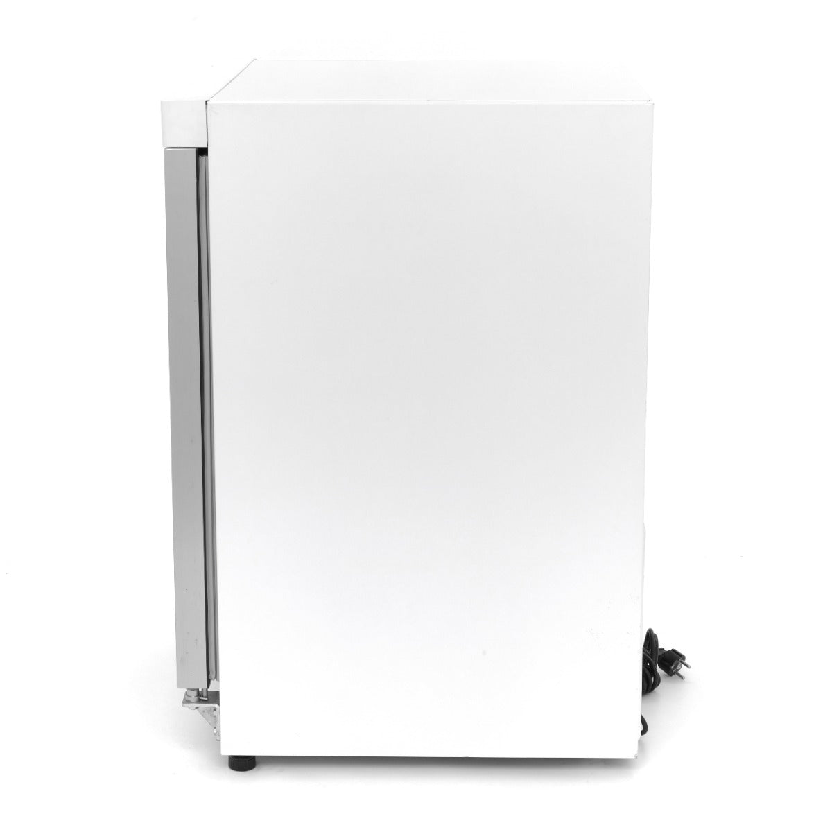 Congélateur - 200 L - blanc - avec porte en verre