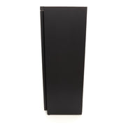 Réfrigérateur Maxima noir de 600 L avec 4 étagères réglables, espace de stockage spacieux et design moderne.