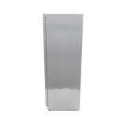 Réfrigérateur en acier inoxydable Maxima de 600 L avec 4 étagères réglables, design moderne et espace de stockage ample