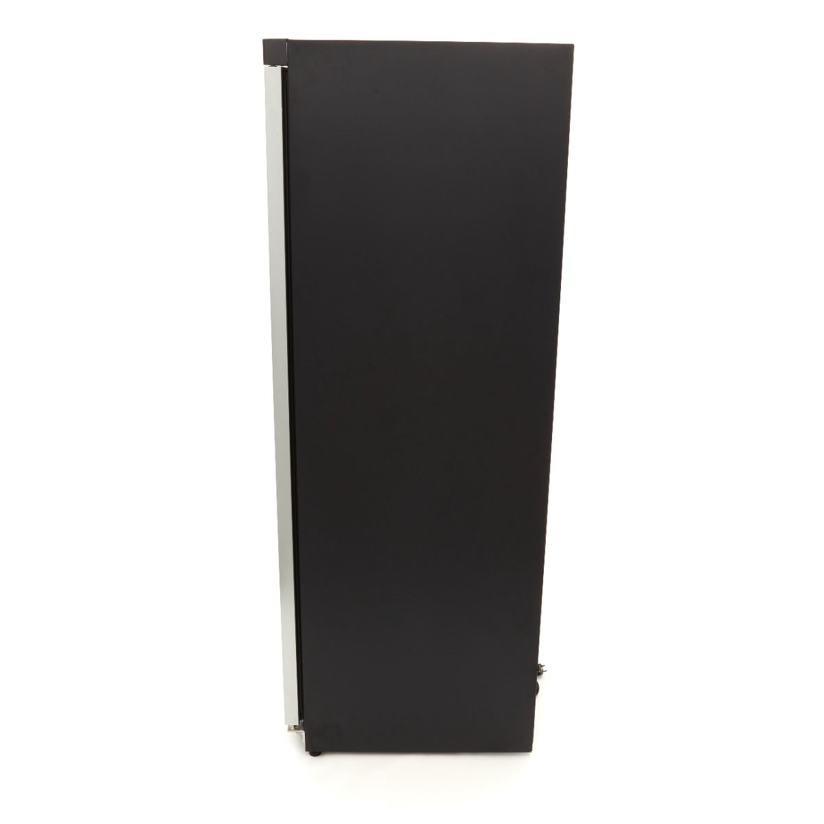 Congélateur - 600 L - noir - avec porte en verre