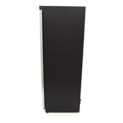 Congélateur - 600 L - noir - avec porte en verre