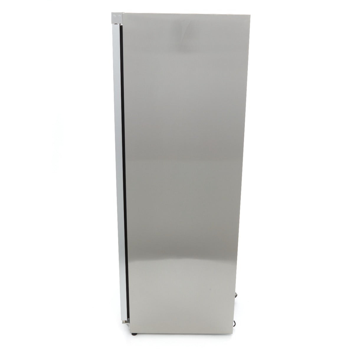 Congélateur - 600 L - acier inoxydable - avec porte en verre