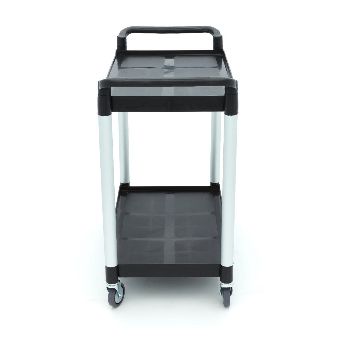 Chariot de service - 2 étagères en plastique - 103 x 50,5 cm