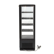 Vitrine réfrigérée Minibar Maxima de 98 L, petite vitrine de présentation avec porte vitrée, capacité de 43 cm.