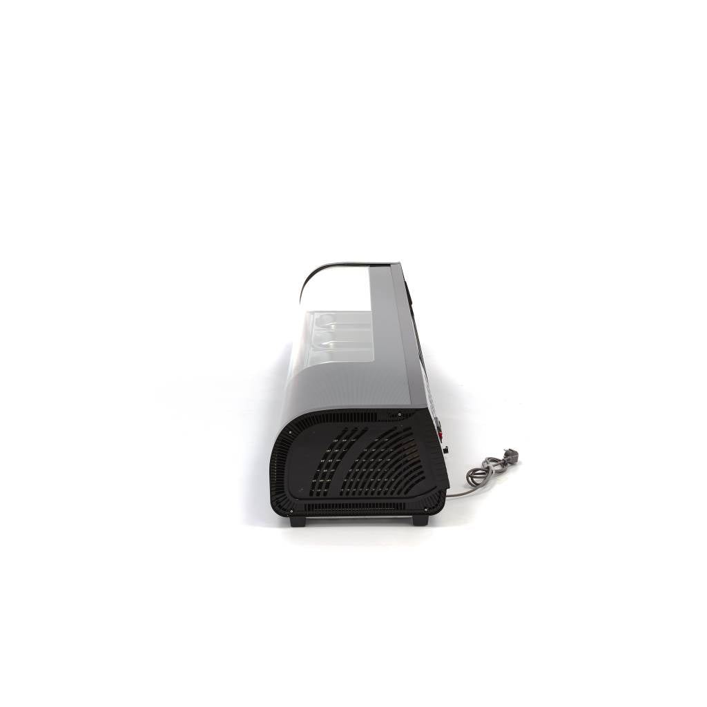 Présentoir de sushis et de tapas -132 L - incl 5 x 1/2 GN -  modèle de table