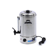 Bouilloire Maxima distributeur d'eau chaude de 10 L avec bouton de mise en marche et indicateur lumineux, vue de face