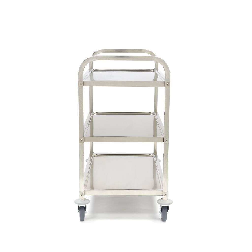 Chariot en acier inoxydable - 3 étagères