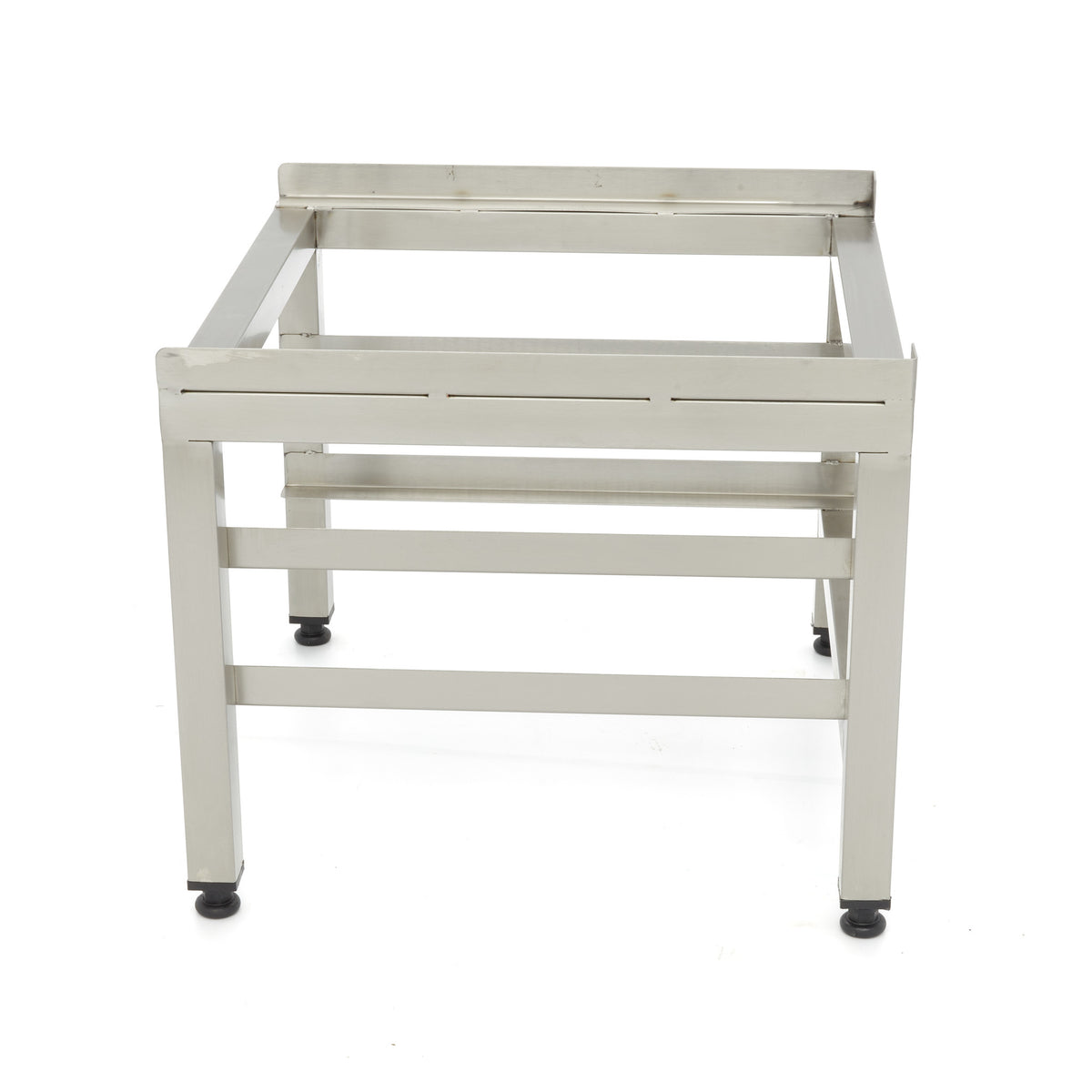 Support pour lave-vaisselle en acier inoxydable, adaptable à 50 x 50 cm, conçu par Maxima, visible dans l'image.