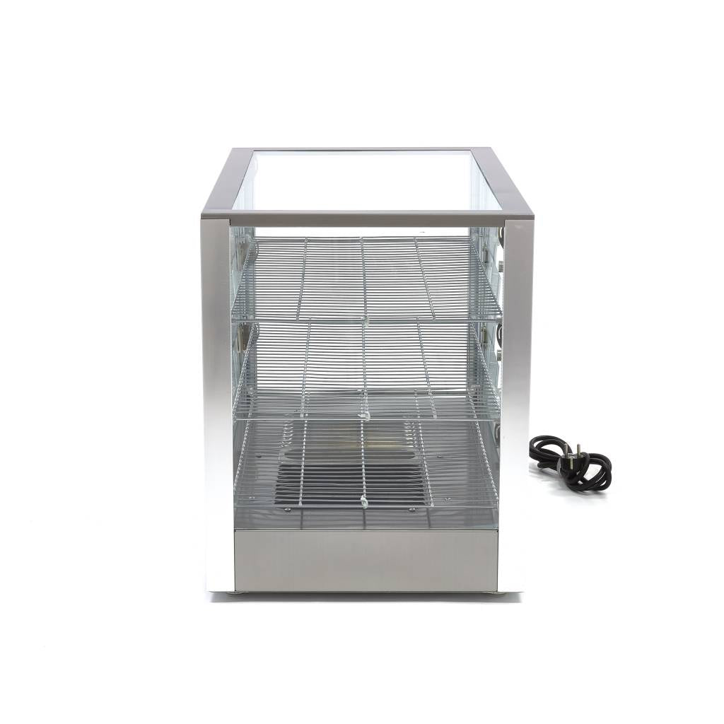 Vitrine chaude - 115 L - 70 cm - 3 étagères