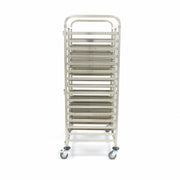 Chariot à plateaux - boulangerie - s'adapte à 32 plateaux (60 x 40c m) - excl plateaux
