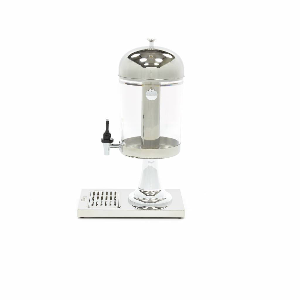 Dispensateur de boissons - 1 x 8 L - tube de refroidissement central - fonctionne sans électricité