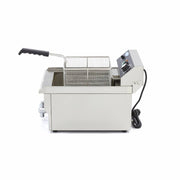 Friteuse - 16 L - 1 panier - avec robinet de vidange